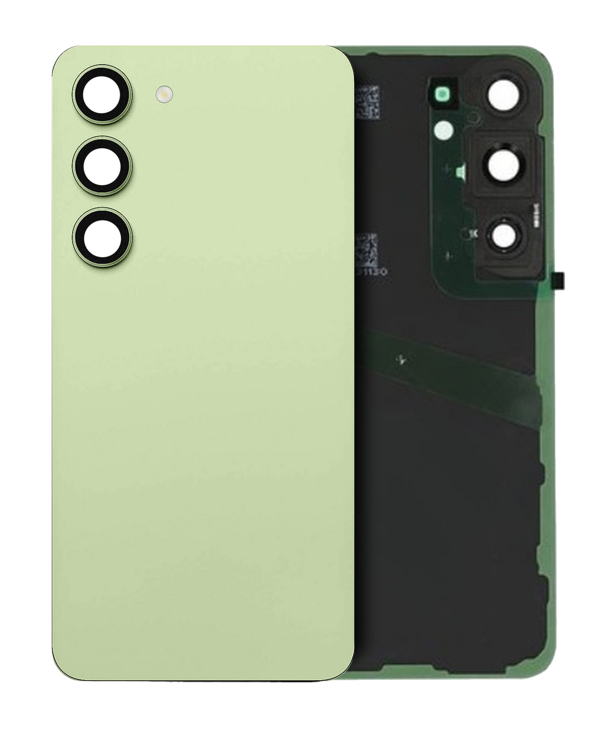 Back Cover Glass With Camera Lens Compatible For Samsung Galaxy S24 Replacement (Service Pack) (Jade Green)