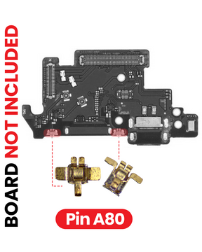 PCB Board Contact Pins (A80) Compatible For All Samsung Models Replacement  by Macfactory.in(Width: 2.5mm / Length: 2.8mm)