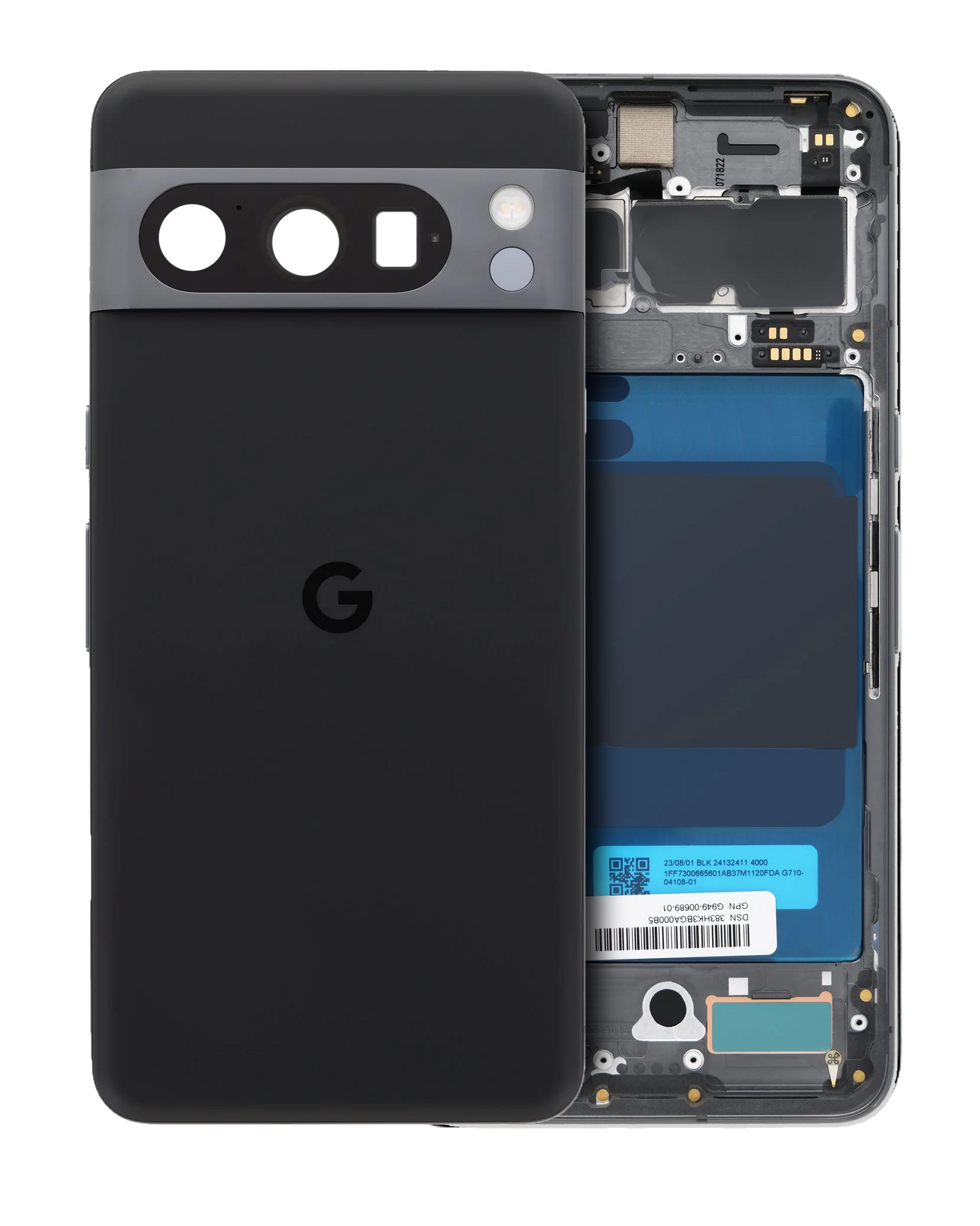 Back Housing Compatible For Google Pixel 8 Pro Replacement(Genuine OEM) (Obsidian)