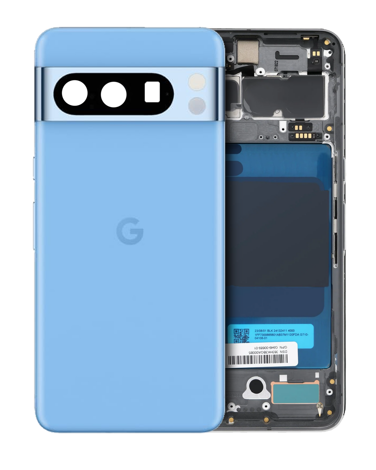 Replacement Back Housing Compatible For Google Pixel 8 Pro (Genuine OEM) (Bay)