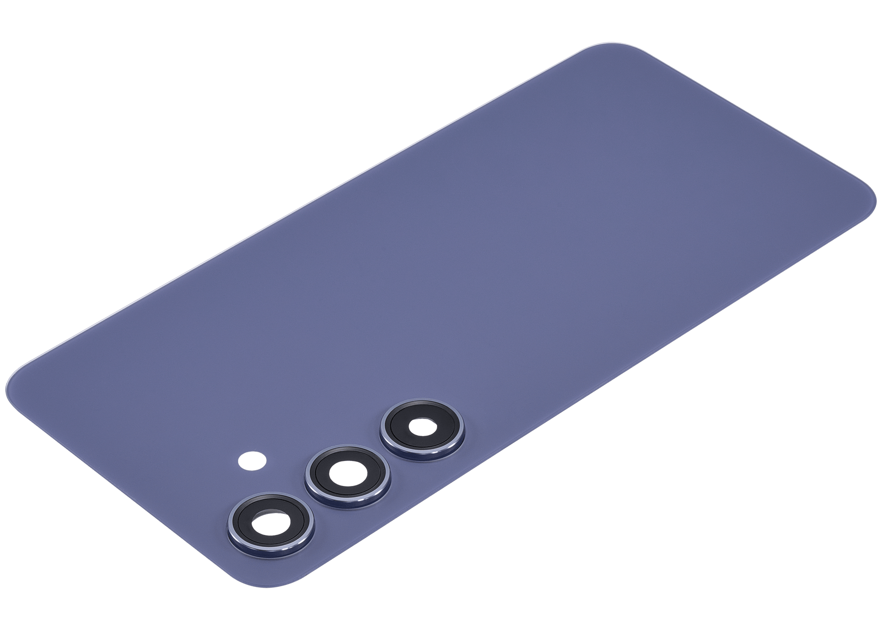 Back Cover Glass With Camera Lens Compatible For Samsung Galaxy S24 5G Replacement (No Logo) (Aftermarket Plus) (Cobalt Violet)