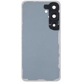 Replacement Back Cover Glass With Camera Lens Compatible For Samsung Galaxy S24 5G (No Logo) (Aftermarket Plus) (Marble Gray)