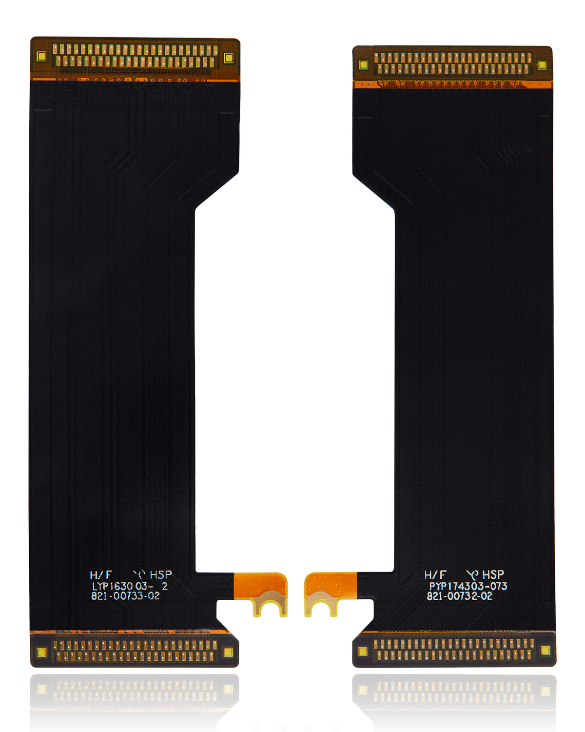 LCD Flex Cable Compatible For MacBook Pro 13" / 15" W/ Touch Bar (A1706 / A1707 / A1708 / A1989 / A2159 / A2289 / A2251 / A1990 Late 2016 To Mid 2020) (2 Piece Set)