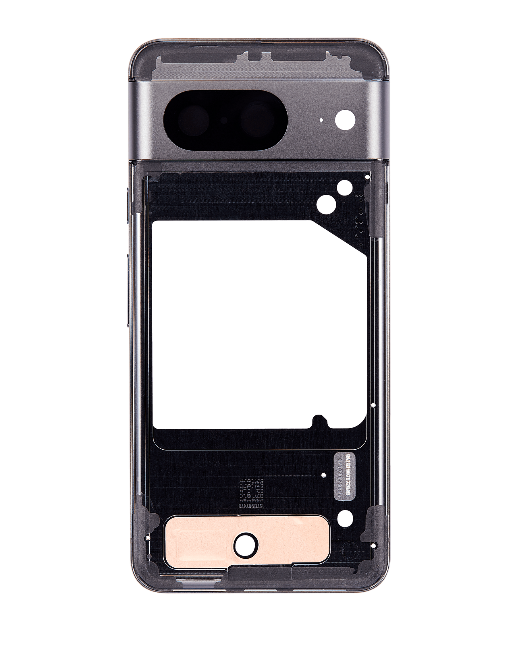 Mid-Frame Housing Compatible For Google Pixel 8 Replacement (Obsidian)