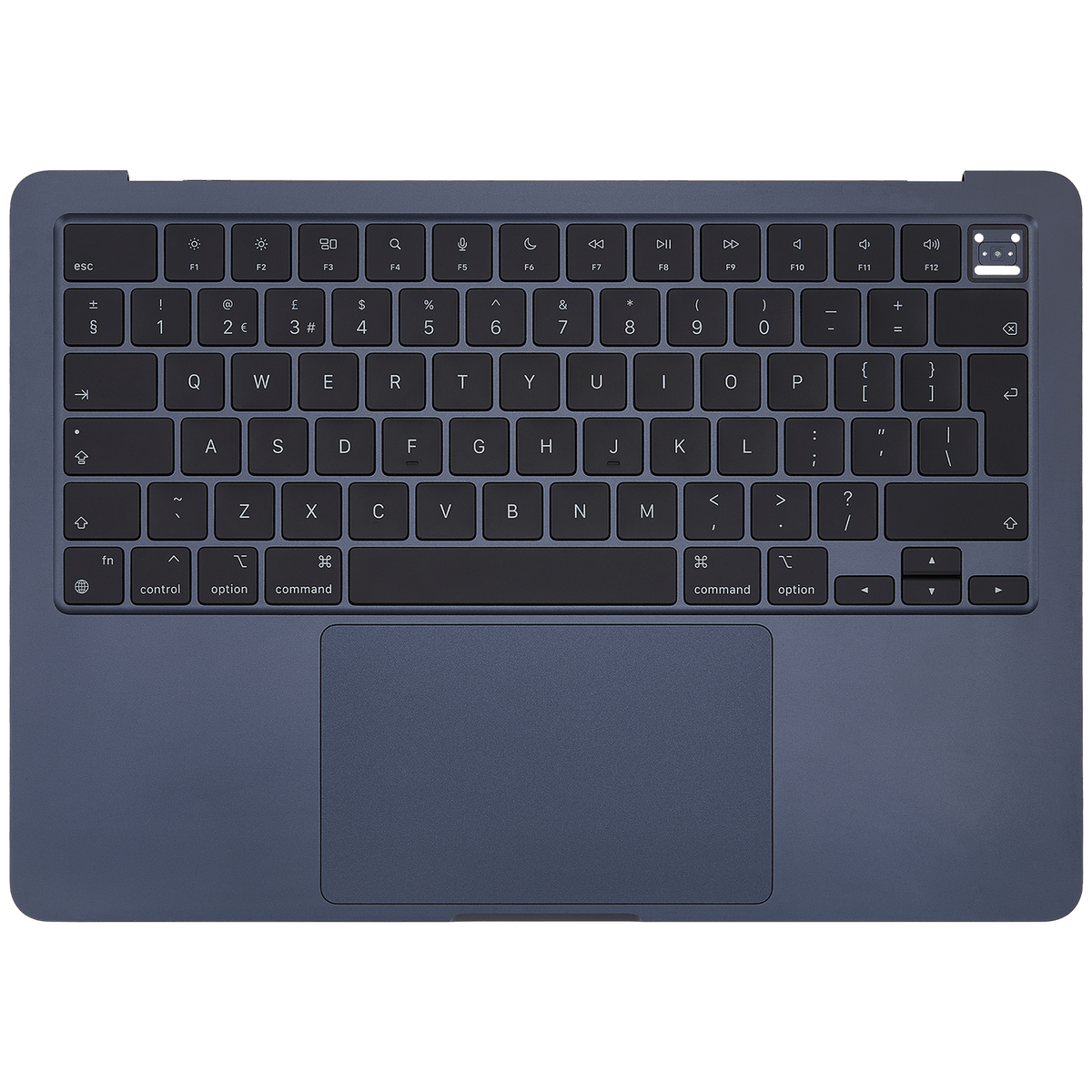 Top Case Assembly With Battery And Keyboard Compatible For MacBook Air 13" (A2681 / Mid 2022) (Midnight) (UK Keyboard)