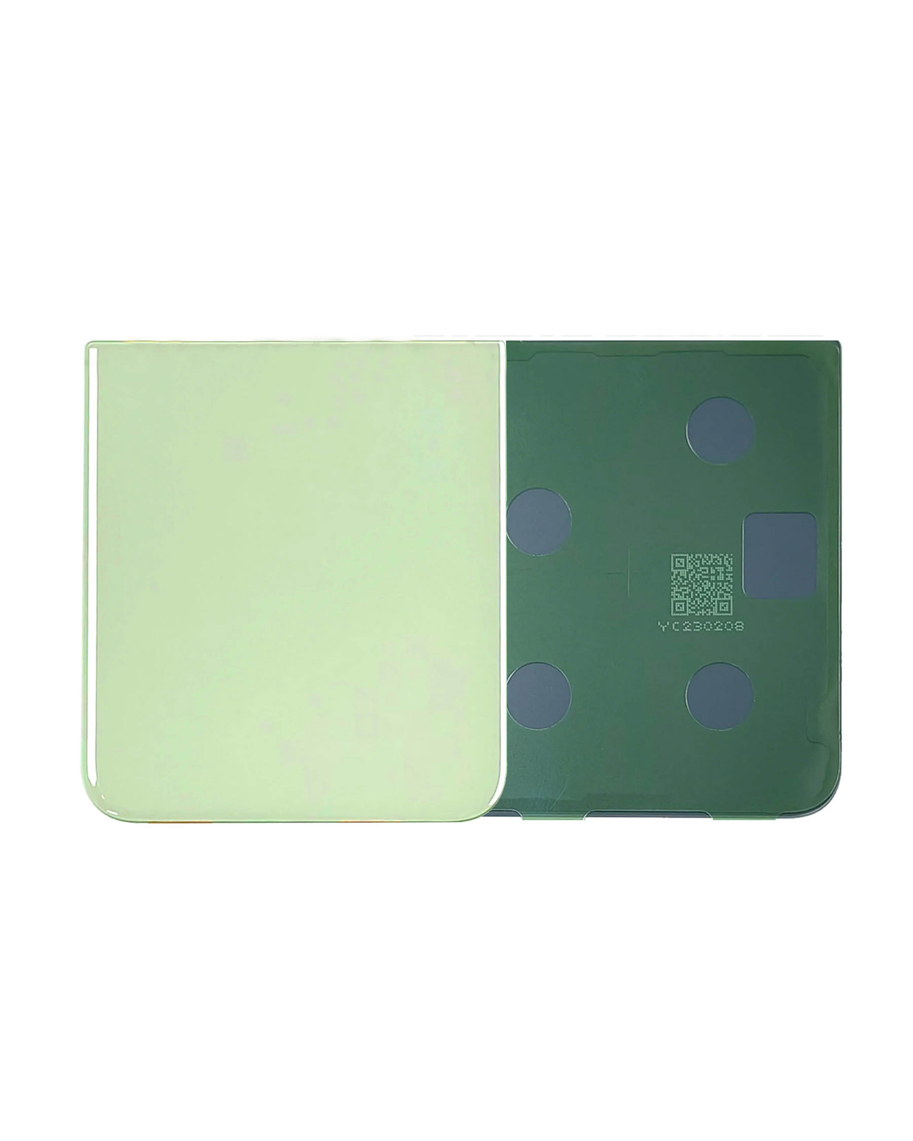 Bottom Back Cover Glass Compatible For Samsung Galaxy Z Flip 5 Replacement(Service Pack) (Green)