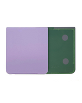 Bottom Back Cover Glass Replacement  Compatible For Samsung Galaxy Z Flip 4 (Service Pack) (Bora Purple)