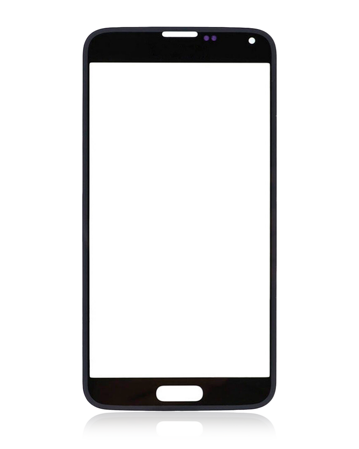 Replacement Front Glass Compatible For Samsung Galaxy S5 (Black)