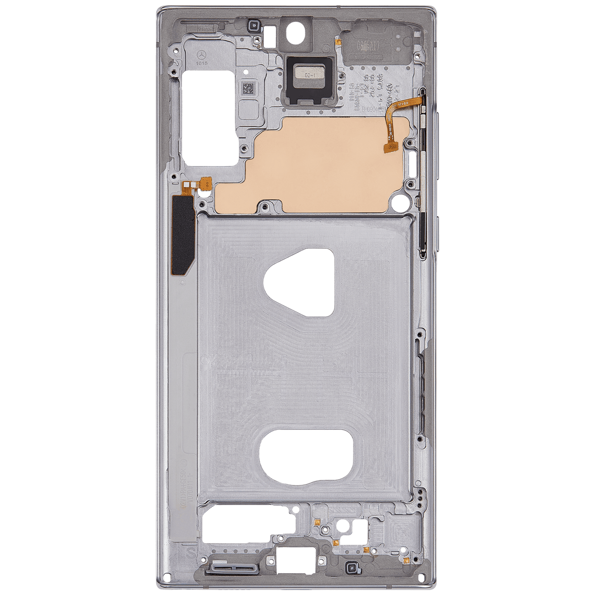Replacement Mid-Frame Housing Compatible For Samsung Galaxy Note 10 Plus (Aura White)