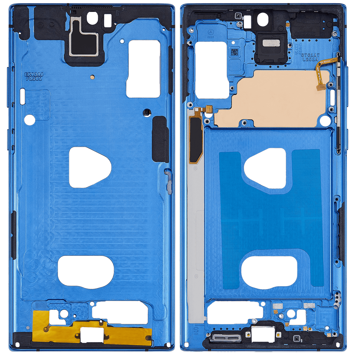 Replacement Mid-Frame Housing Compatible For Samsung Galaxy Note 10 Plus (Aura Blue)