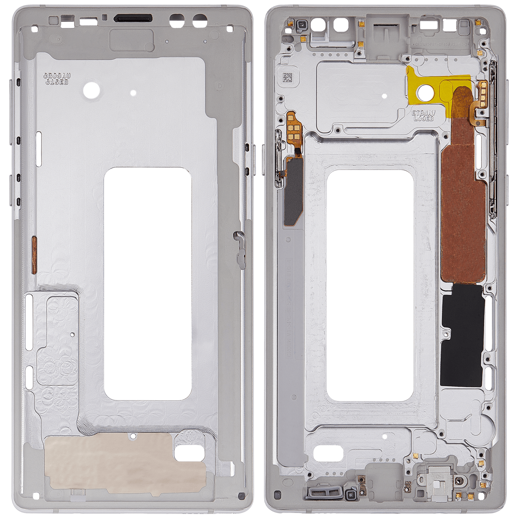 Replacement Mid-Frame Housing Compatible For Samsung Galaxy Note 9 (Alpine White)