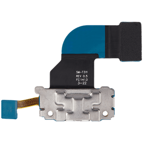 Replacement  Charging Port Flex Cable With Microphone Compatible For Samsung Galaxy Tab 3 8.0" (T310 / T311 /T315) (Premium)