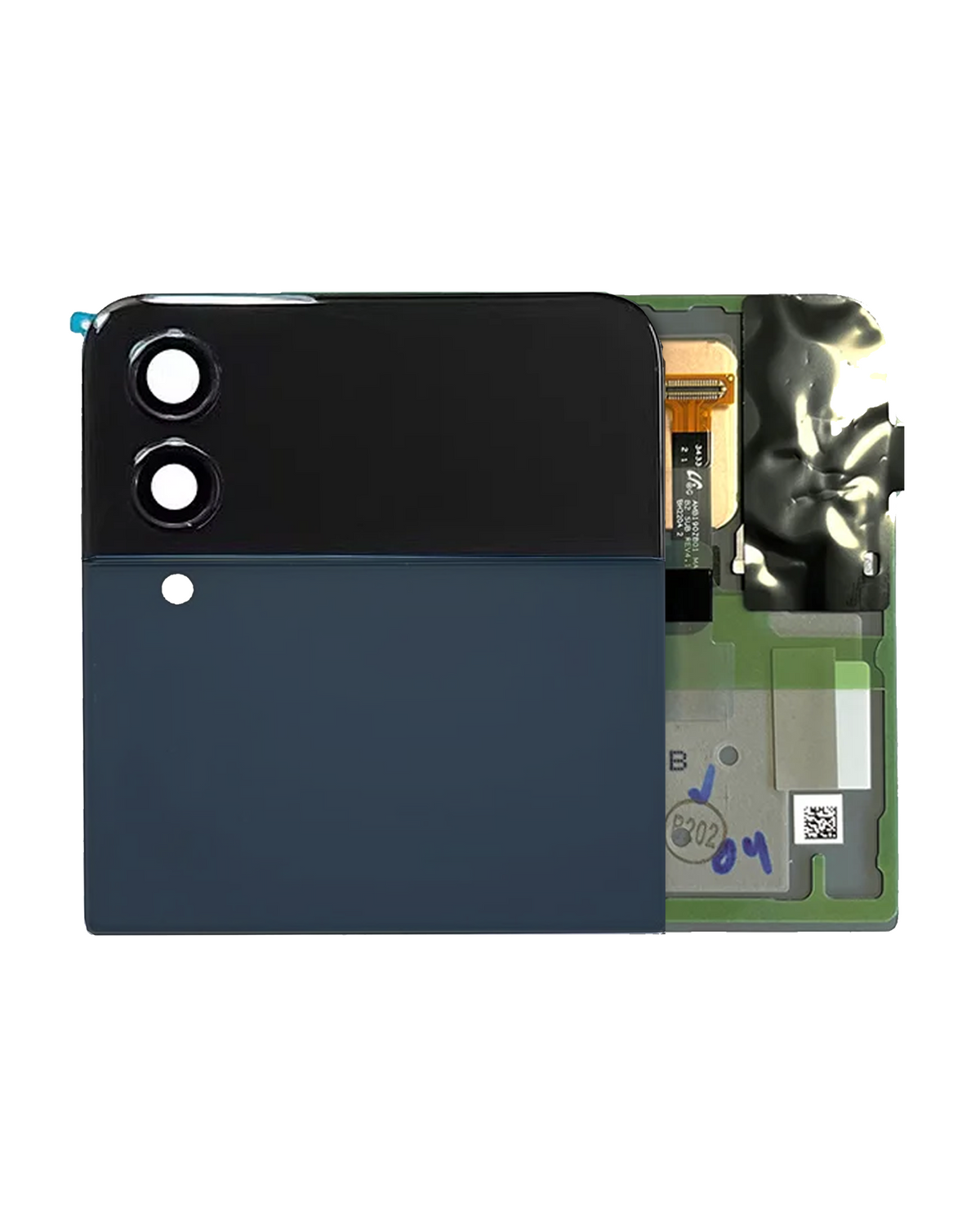 Replacement Outer OLED Assembly Compatible For Samsung Galaxy Z Flip 4 5G (US & International) (Service Pack) (Navy)