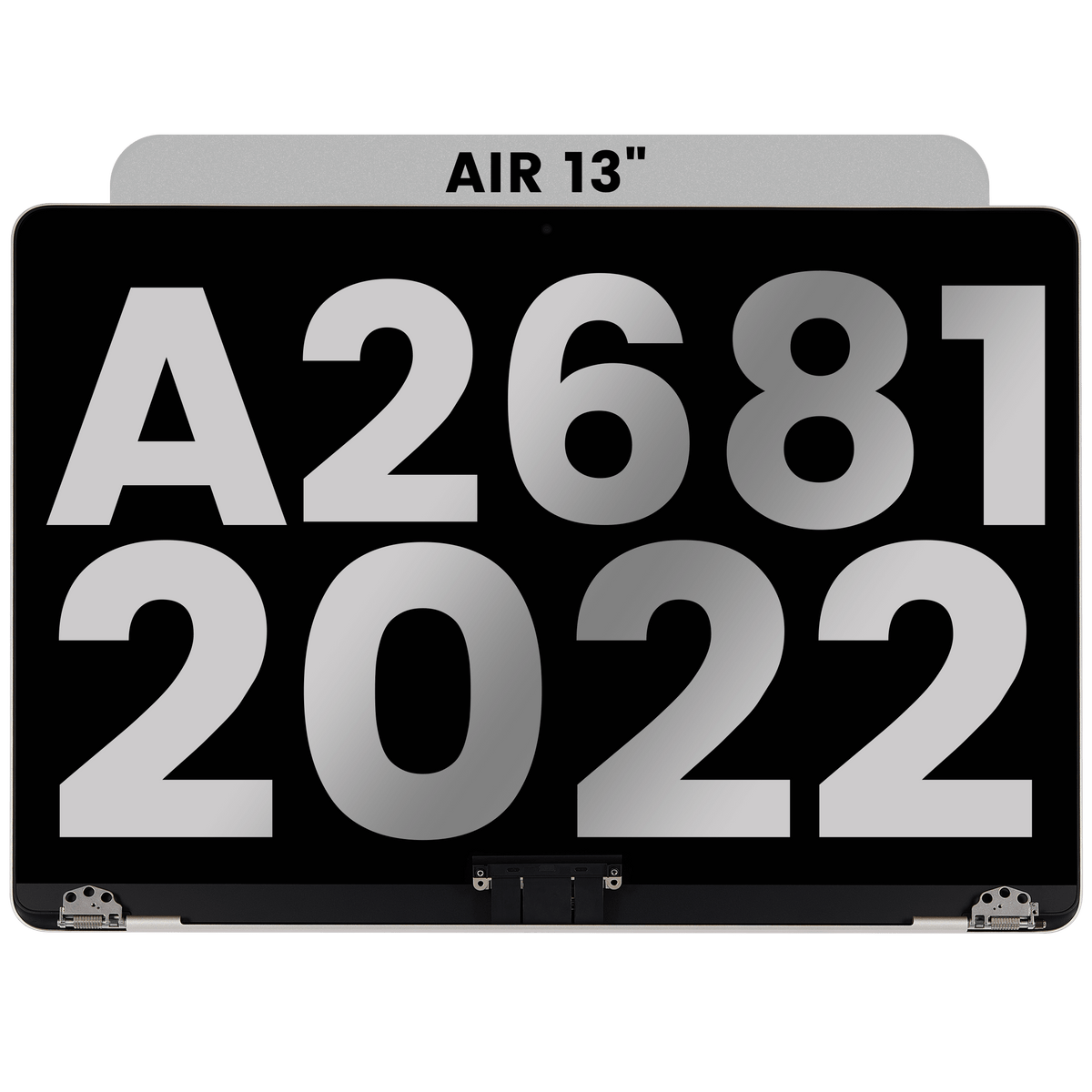 Complete LCD Display Assembly Compatible For MacBook Air 13" (A2681 / Mid 2022) (Used OEM Pull: Grade B) (Starlight)
