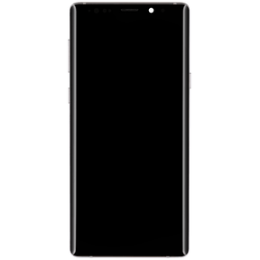 Replacement OLED Assembly With Frame Compatible For Samsung Galaxy Note 9 (Refurbished) (Cloud Silver)