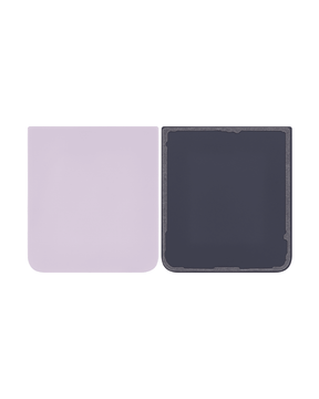 Replacement Bottom Back Cover Glass Compatible for Samsung Z Flip 5 5G (F731) (Lavender)