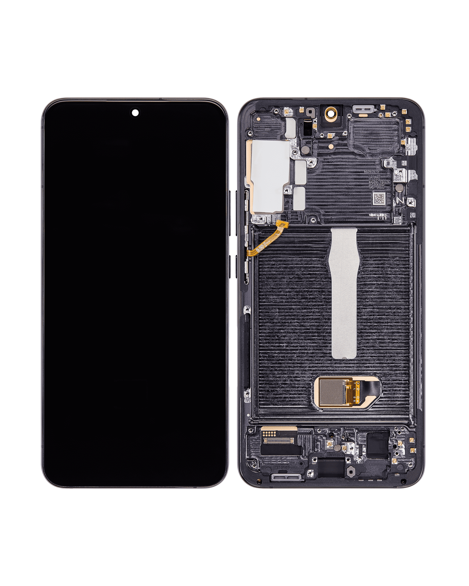 OLED Assembly With Frame Compatible For Samsung Galaxy S22 Plus 5G Replacement (US & International Version) (Vemake) (Phantom Black)