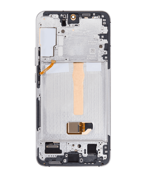 OLED Assembly With Frame Compatible For Samsung Galaxy S22 Plus 5G Replacement(US & International Version) (Vemake) (Pink Gold / Violet)