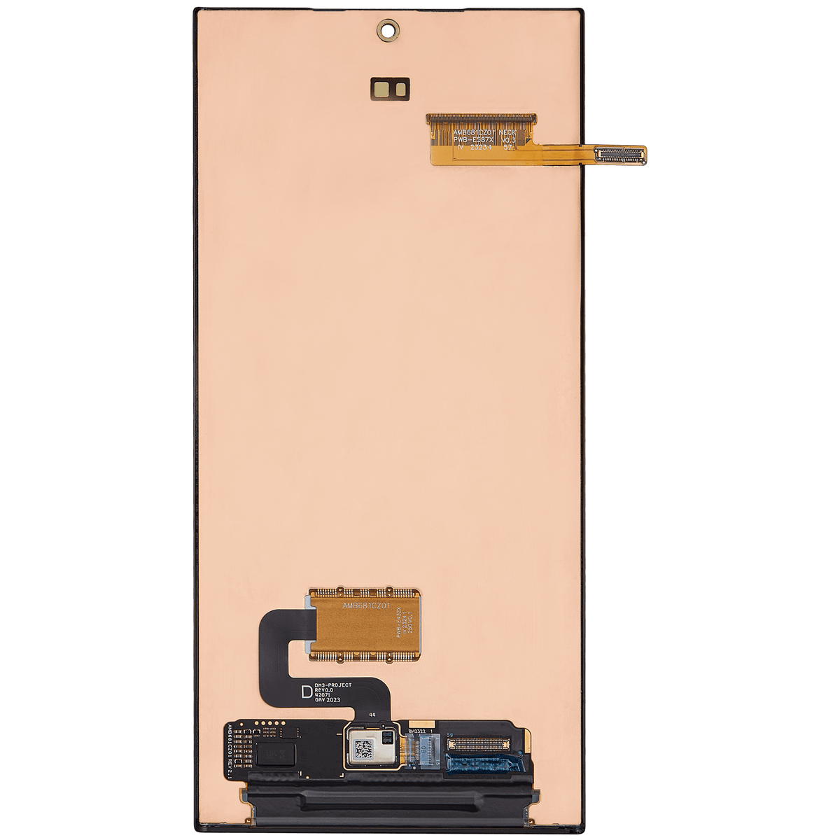 OLED Assembly Without Frame Compatible For Samsung Galaxy S23 Ultra 5G Replacement (US & International) (Service Pack) (All Colors)