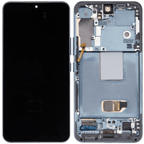 OLED Assembly With Frame Compatible For Samsung Galaxy S22 5G Replacement  (US & International Version) (Refurbished) (Green)