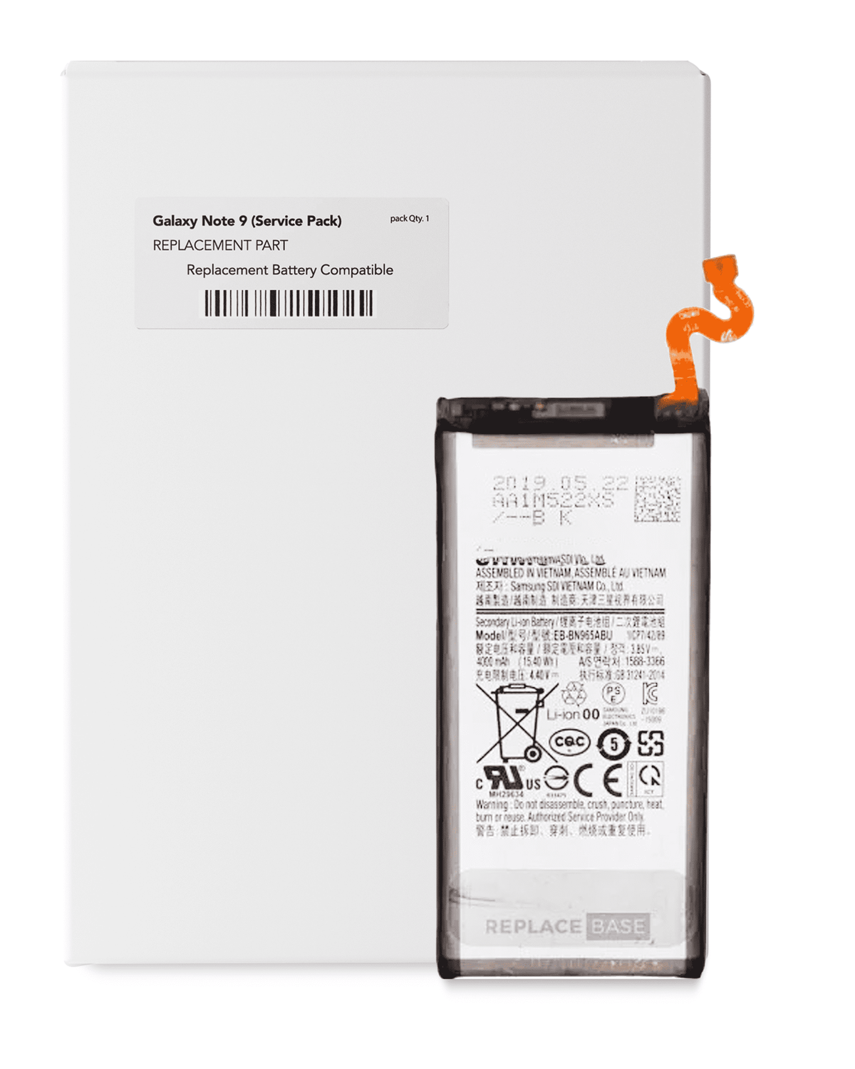 Replacement Battery Compatible For Samsung Galaxy Note 9 (Service Pack)