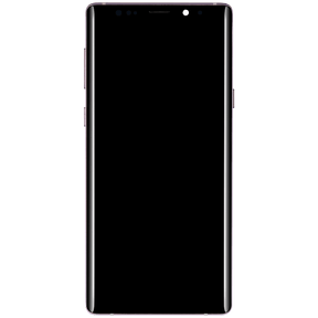 OLED Assembly With Frame Compatible For Samsung Galaxy Note 9 Replacement (Refurbished) (Lavender Purple)