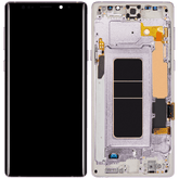 OLED Assembly With Frame Compatible For Samsung Galaxy Note 9 Replacement (Refurbished) (Lavender Purple)