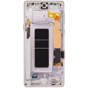 OLED Assembly With Frame Compatible For Samsung Galaxy Note 9 Replacement (Refurbished) (Lavender Purple)