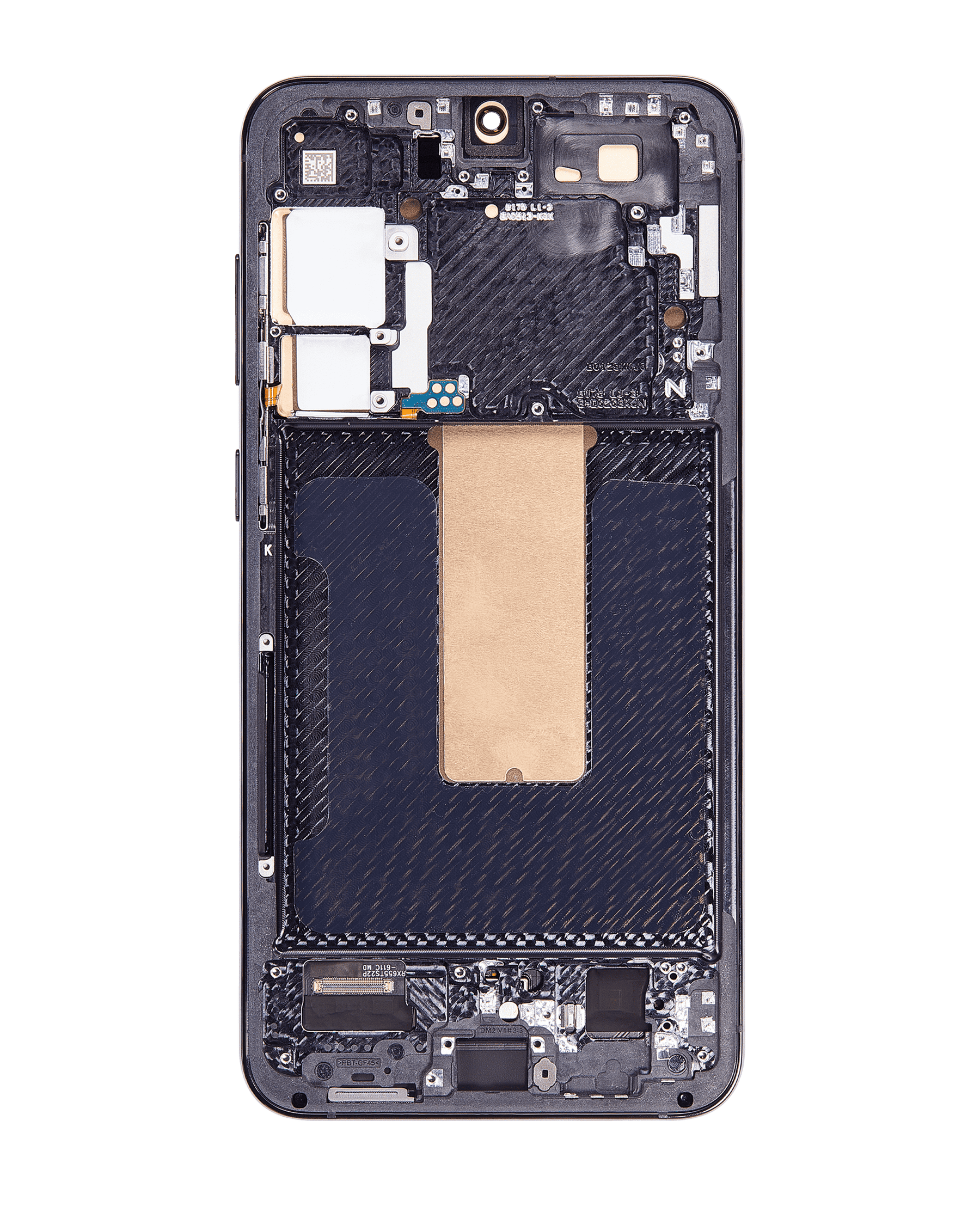 OLED Assembly With Frame Compatible For Samsung Galaxy S23 Plus Replacement by MacFactory.Store (US & International) (Vemake) (Phantom Black)