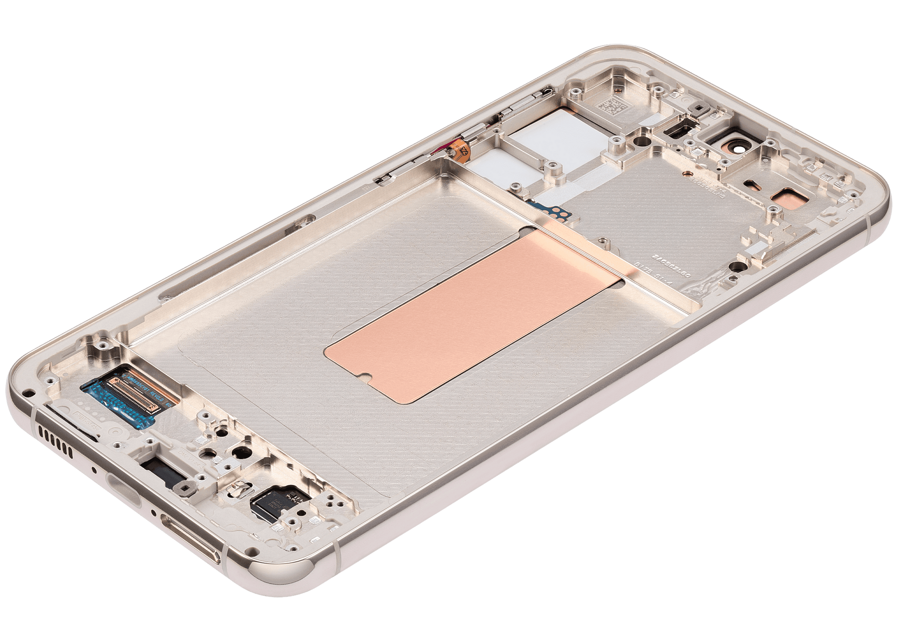 OLED Assembly With Frame Compatible For Samsung Galaxy S23 Plus 5G Replacement  (US & International) (Refurbished) (Cream)