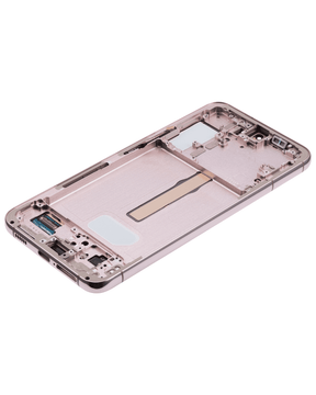 OLED Assembly With Frame Compatible For Samsung Galaxy S22 Plus 5G Replacement (US & International Version) (Refurbished) (Pink Gold / Violet)