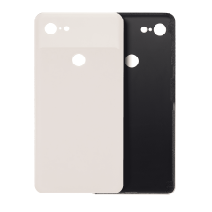 Replacement Back cover Glass Compatible For Google Pixel 3 XL (Clearly White)