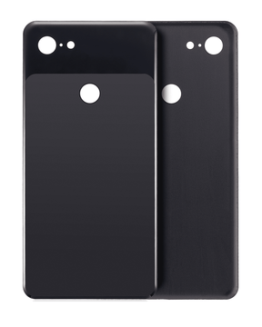 Back cover Glass Compatible For Google Pixel 3 XL Replacement (Just Black)