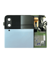 Outer OLED Assembly Compatible For Samsung Galaxy Z Flip 4 5G Replacement  (US & International) (Refurbished) (Blue)