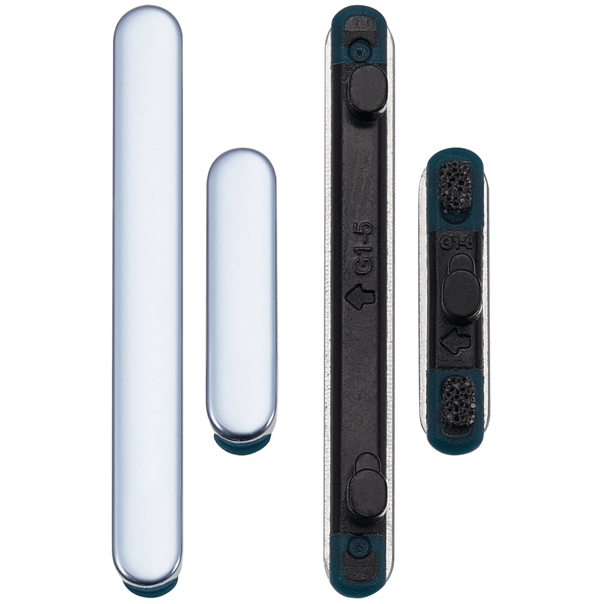 Hard Buttons (Power / Volume) Compatible For Google Pixel 8 Pro Replacement (Bay)