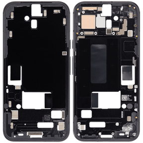 Mid-Frame Housing Compatible For Google Pixel 8a Replacement (Obsidian)