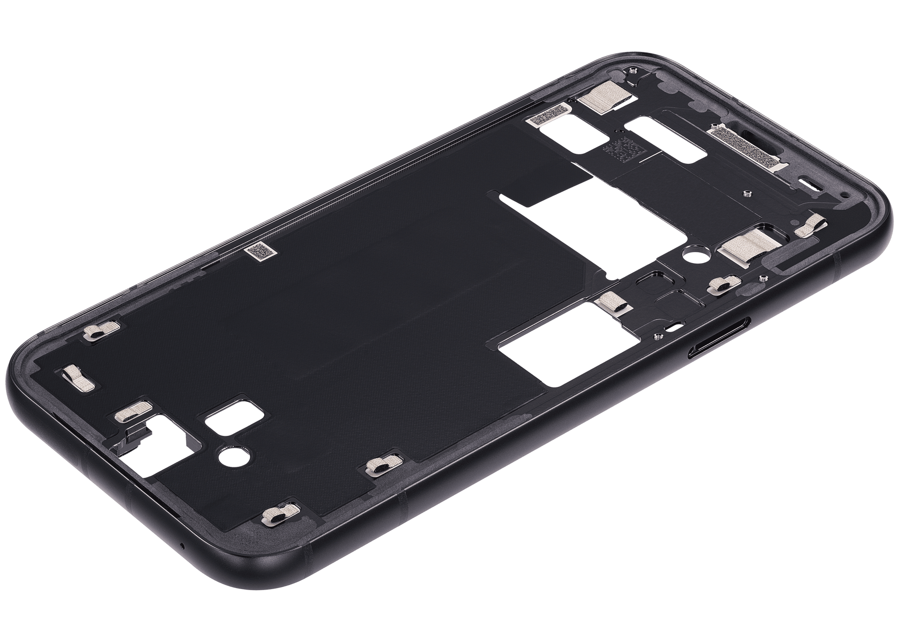 Mid-Frame Housing Compatible For Google Pixel 8a Replacement (Obsidian)