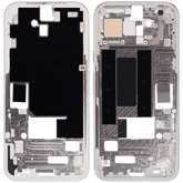 Mid-Frame Housing Compatible For Google Pixel 8a Replacement(Porcelain)