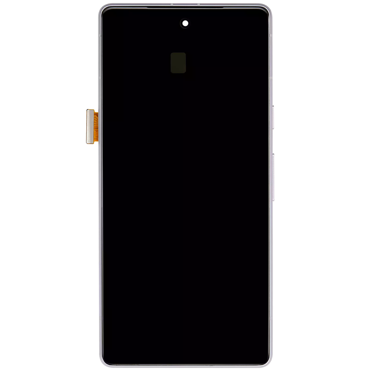 Replacement OLED Assembly With Frame (With Finger Print Scanner) Compatible For Google Pixel 7a 5G (Refurbished) (Snow)