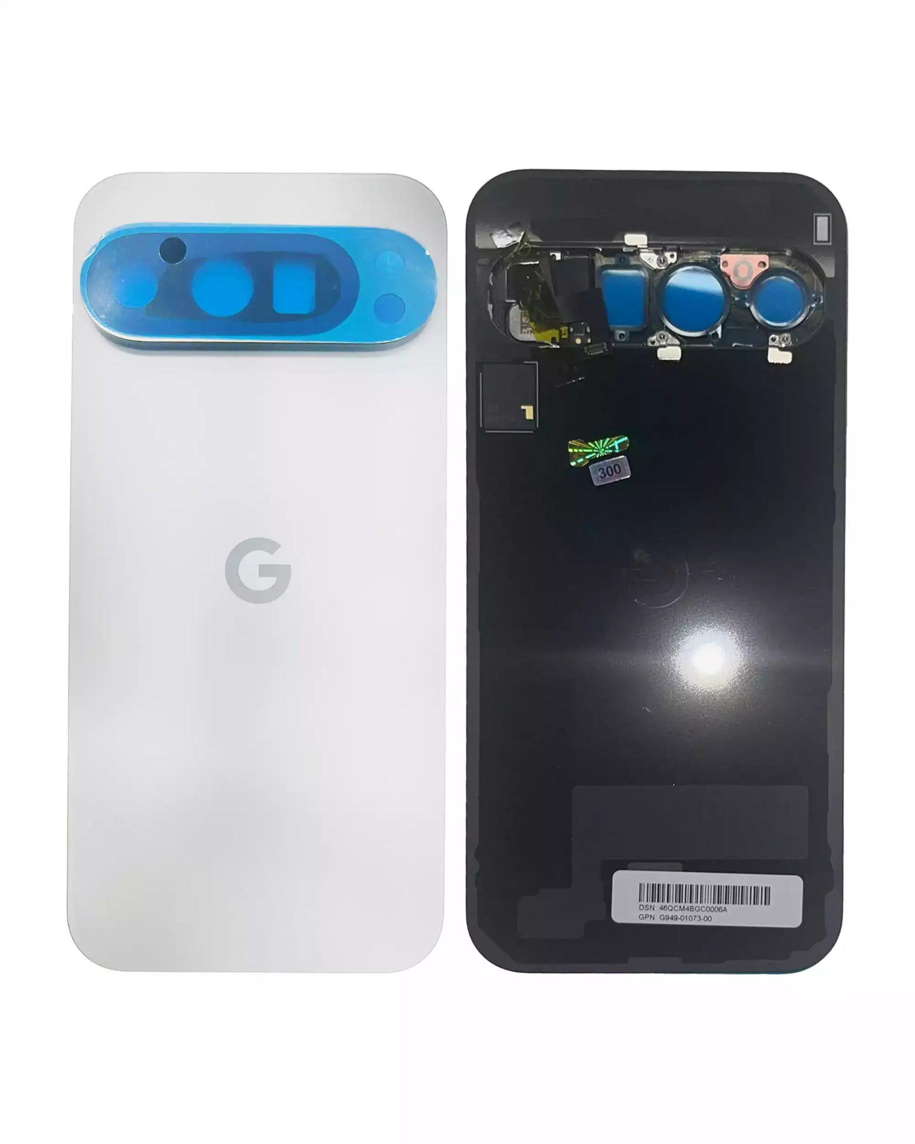 Back Cover Compatible For Google Pixel 9 Pro Replacement (Genuine OEM) (Porcelain)