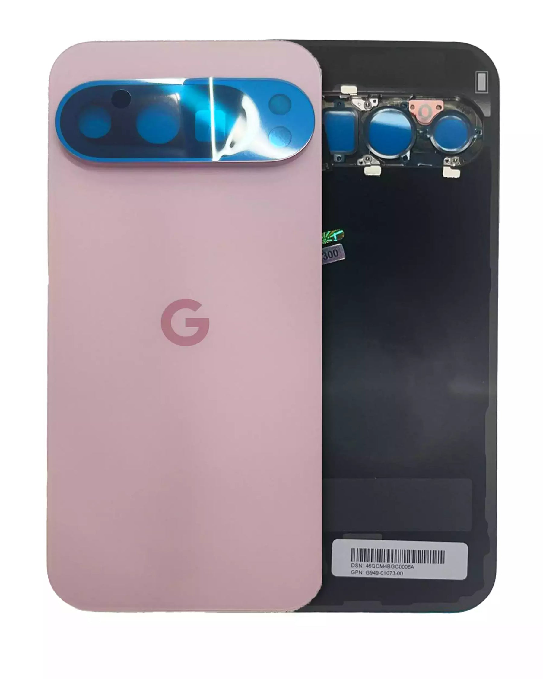 Back Cover Compatible For Google Pixel 9 Pro Replacement by Macfactory.in(Genuine OEM) (Rose Quartz)