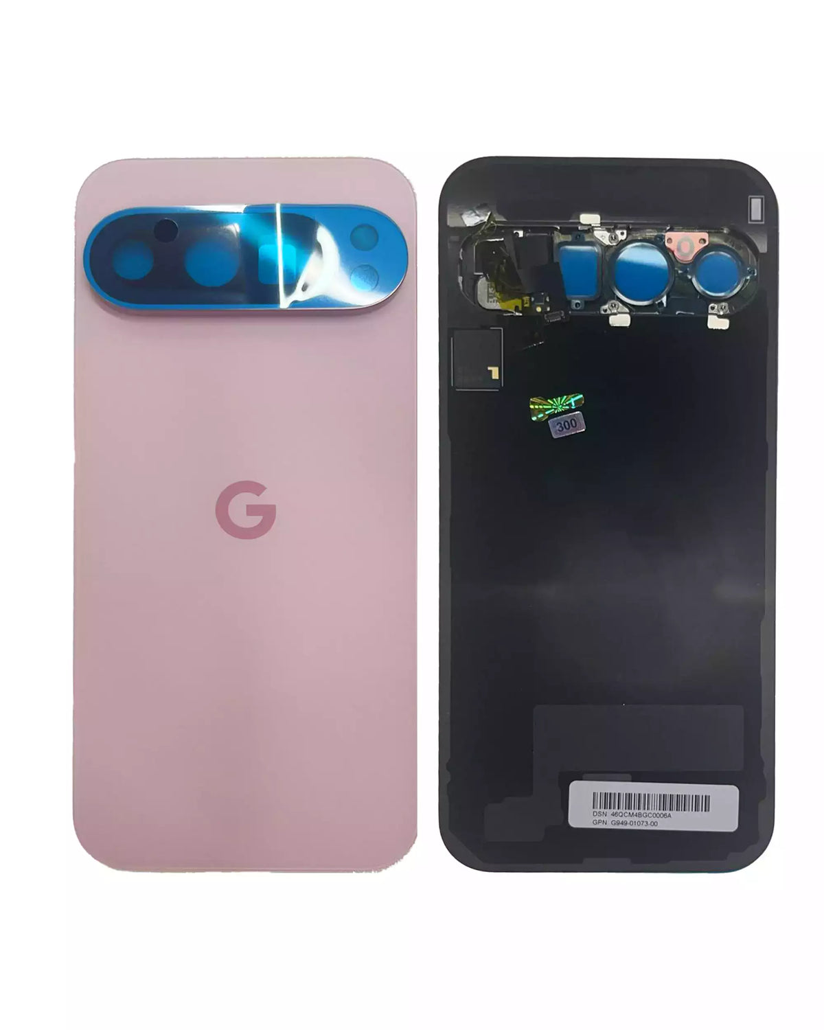 Back Cover Compatible For Google Pixel 9 Pro Replacement by Macfactory.in(Genuine OEM) (Rose Quartz)