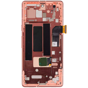 OLED Assembly With Frame Replacement  (With Finger Print Scanner) Compatible For Google Pixel 7a 5G (Refurbished) (Coral)