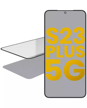 2 in 1 Front Glass With OCA Pre-Installed Compatible For Samsung Galaxy S23 Plus 5G Replacement