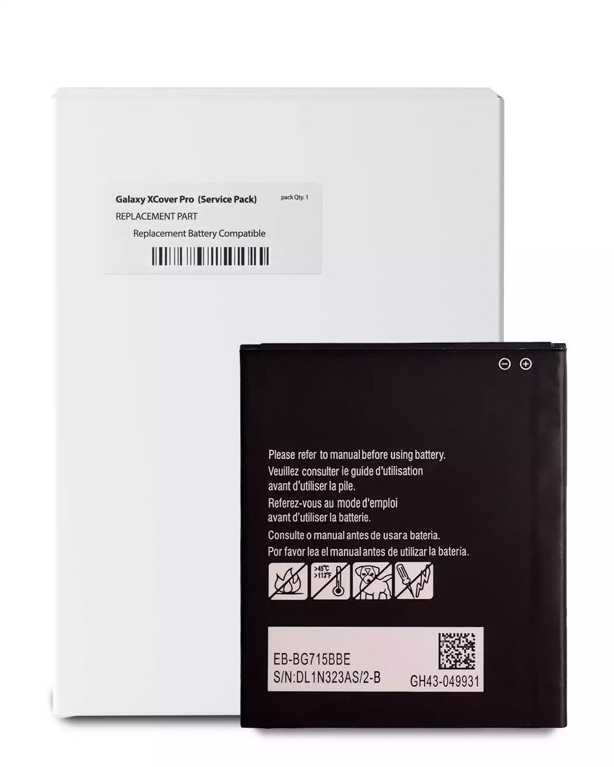 Replacement Battery compatible For Samsung Galaxy XCover Pro (Service Pack)