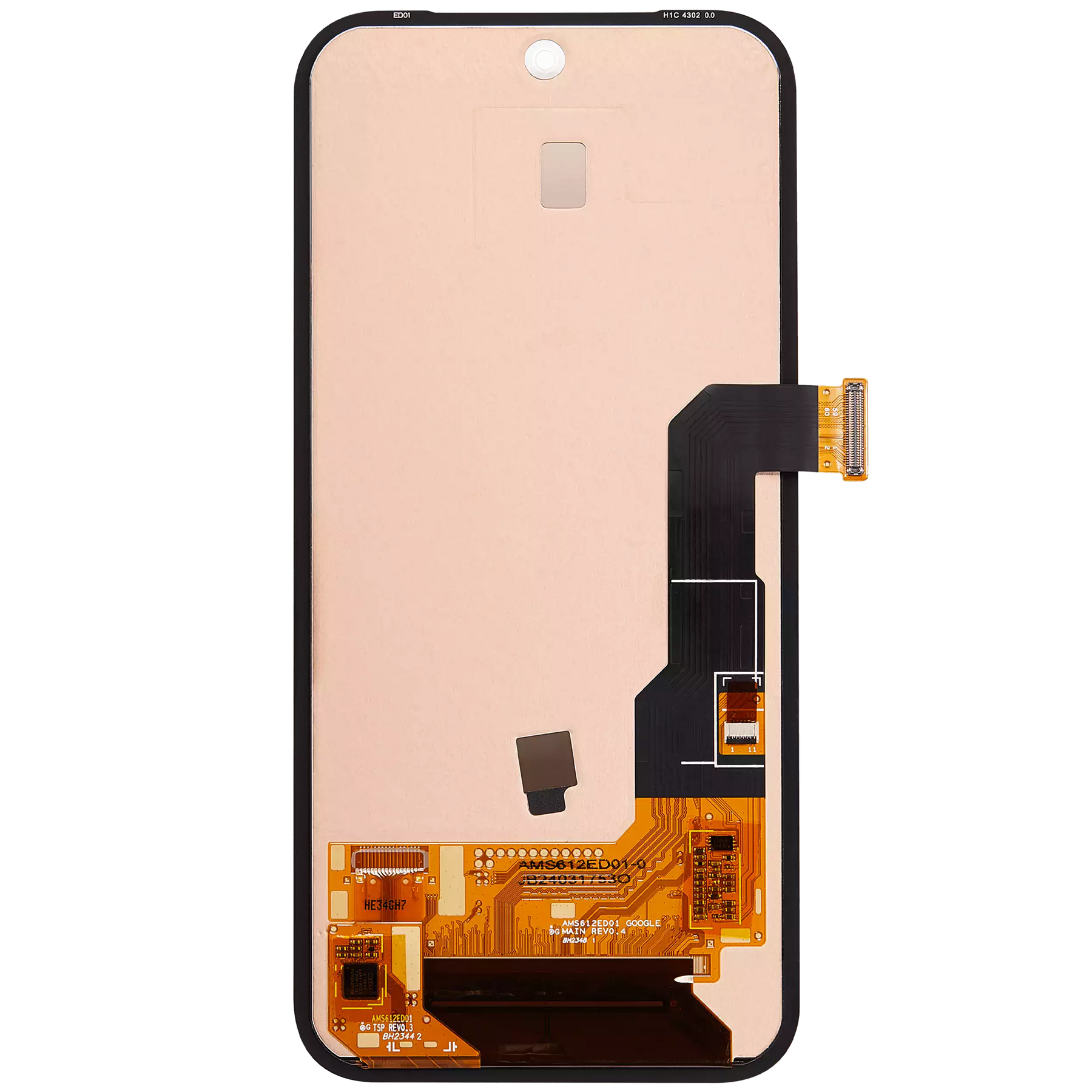 OLED Assembly Without Frame Replacement (Without Finger Print Sensor) Compatible For Google Pixel 8A (Refurbished) (All Colors)