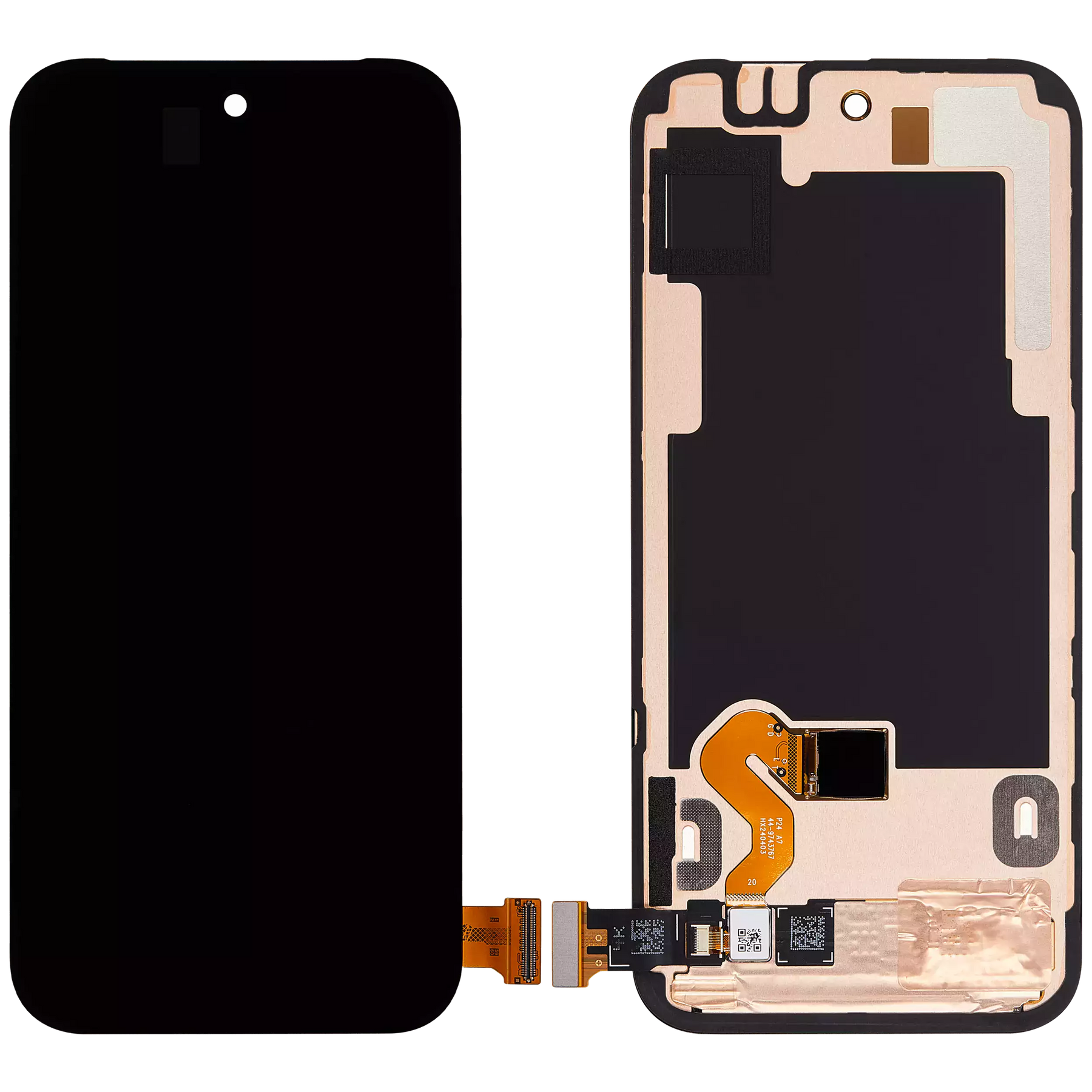 Replacement OLED Assembly With Frame (With Finger Print Sensor) Compatible For Google Pixel 9 by Macfactory.in(Refurbished) (All Colors)