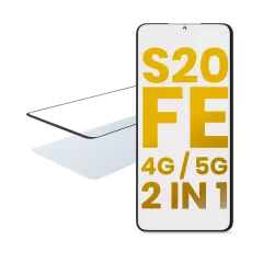 2 in 1 Front Glass With OCA Pre-Installed Compatible For Samsung Galaxy S20 FE 4G / 5G Replacement