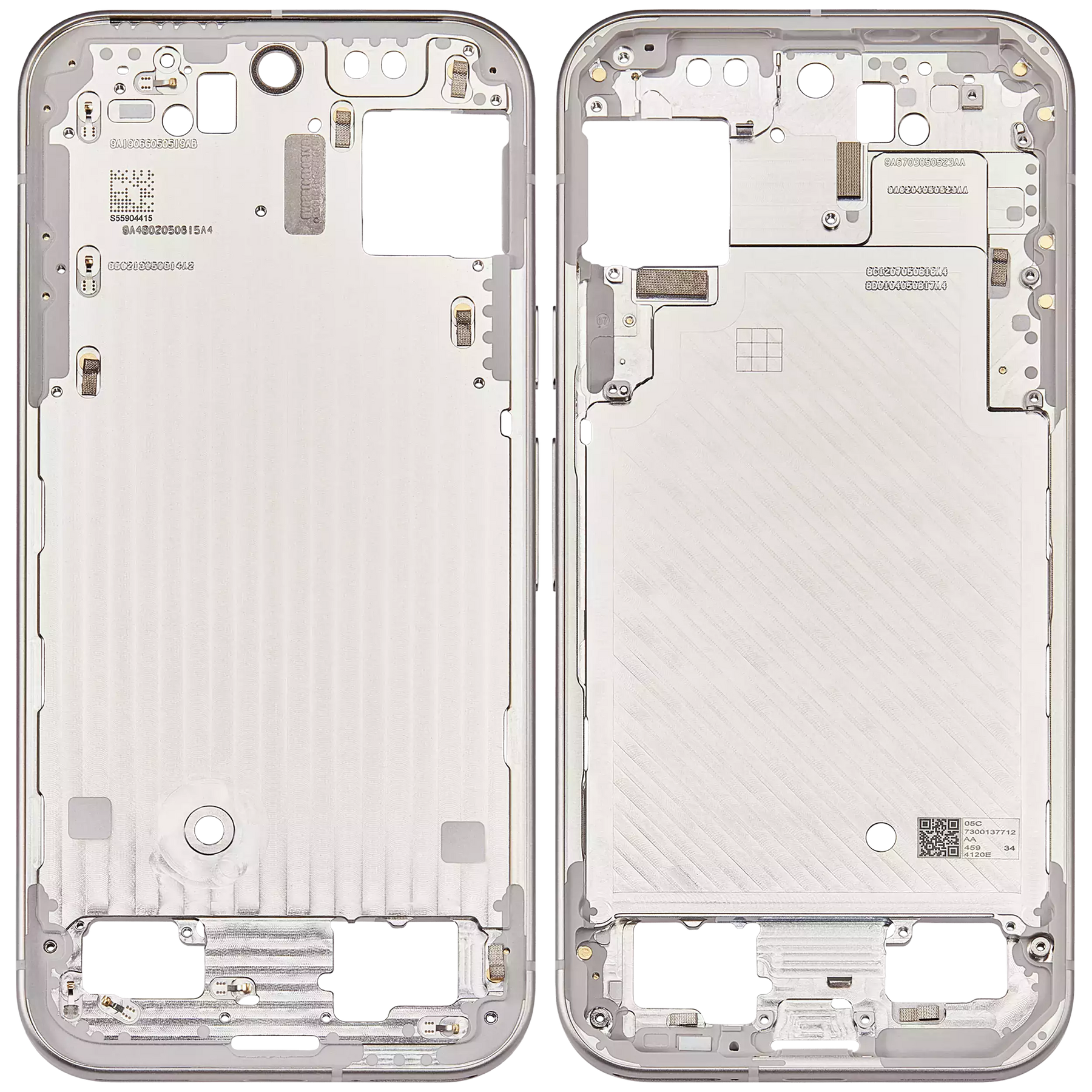 Mid-Frame Housing Compatible For Google Pixel 9 Replacement(Porcelain)