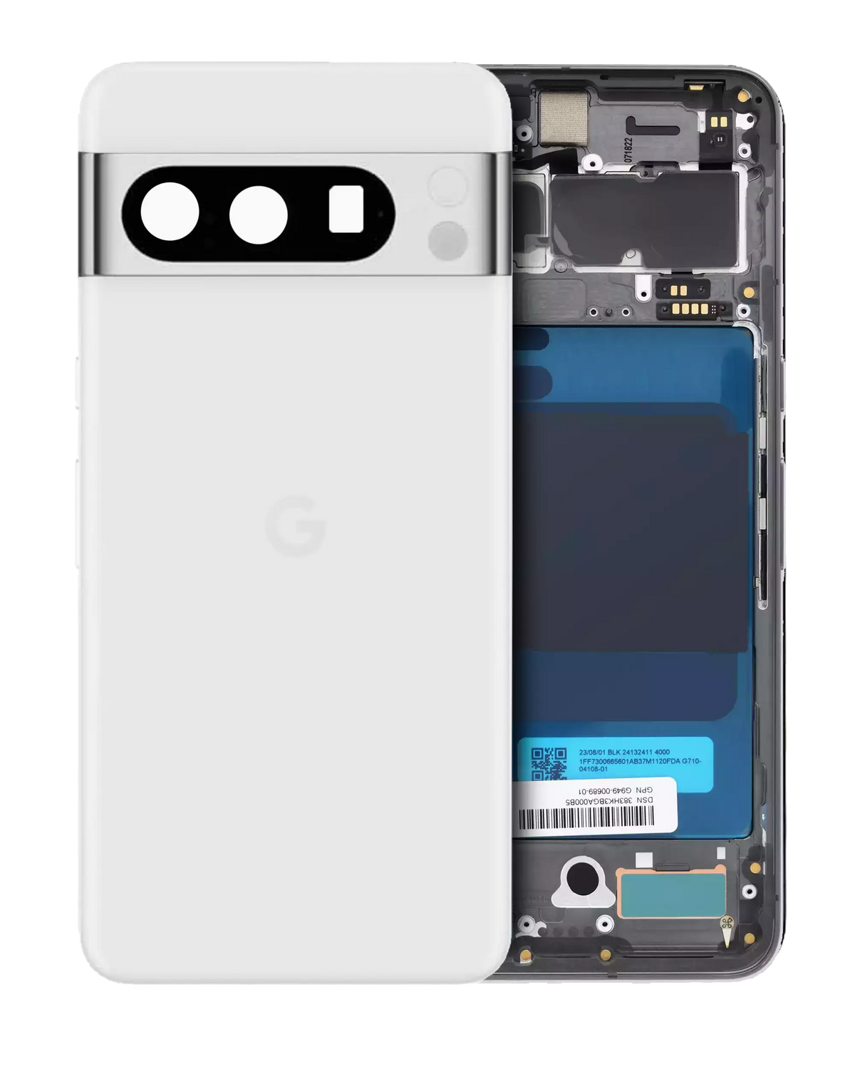 Back Housing Compatible For Google Pixel 8 Pro Replacement (Genuine OEM) (Porcelain)